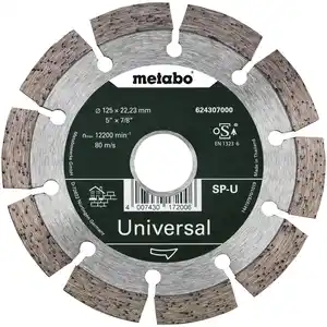 METABO Diamanttrennscheibe, Ø 125 mm