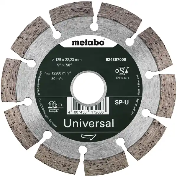Bild 1 von METABO Diamanttrennscheibe, Ø 125 mm
