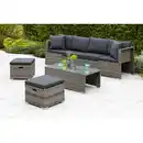 Bild 1 von MERXX Gartenmöbelset »Agira«, 4 Sitzplätze, Stahl/Kunststoff, inkl. Auflagen