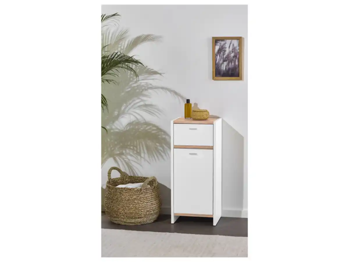 Bild 2 von LIVARNO home Bad-Seitenschrank, höhenverstellbarer Einlegeboden