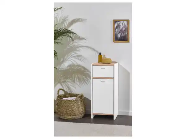 Bild 2 von LIVARNO home Bad-Seitenschrank, höhenverstellbarer Einlegeboden