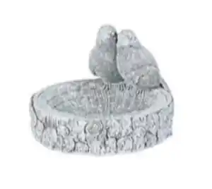 Vogeltränke in Baumoptik 25,5x25x17cm