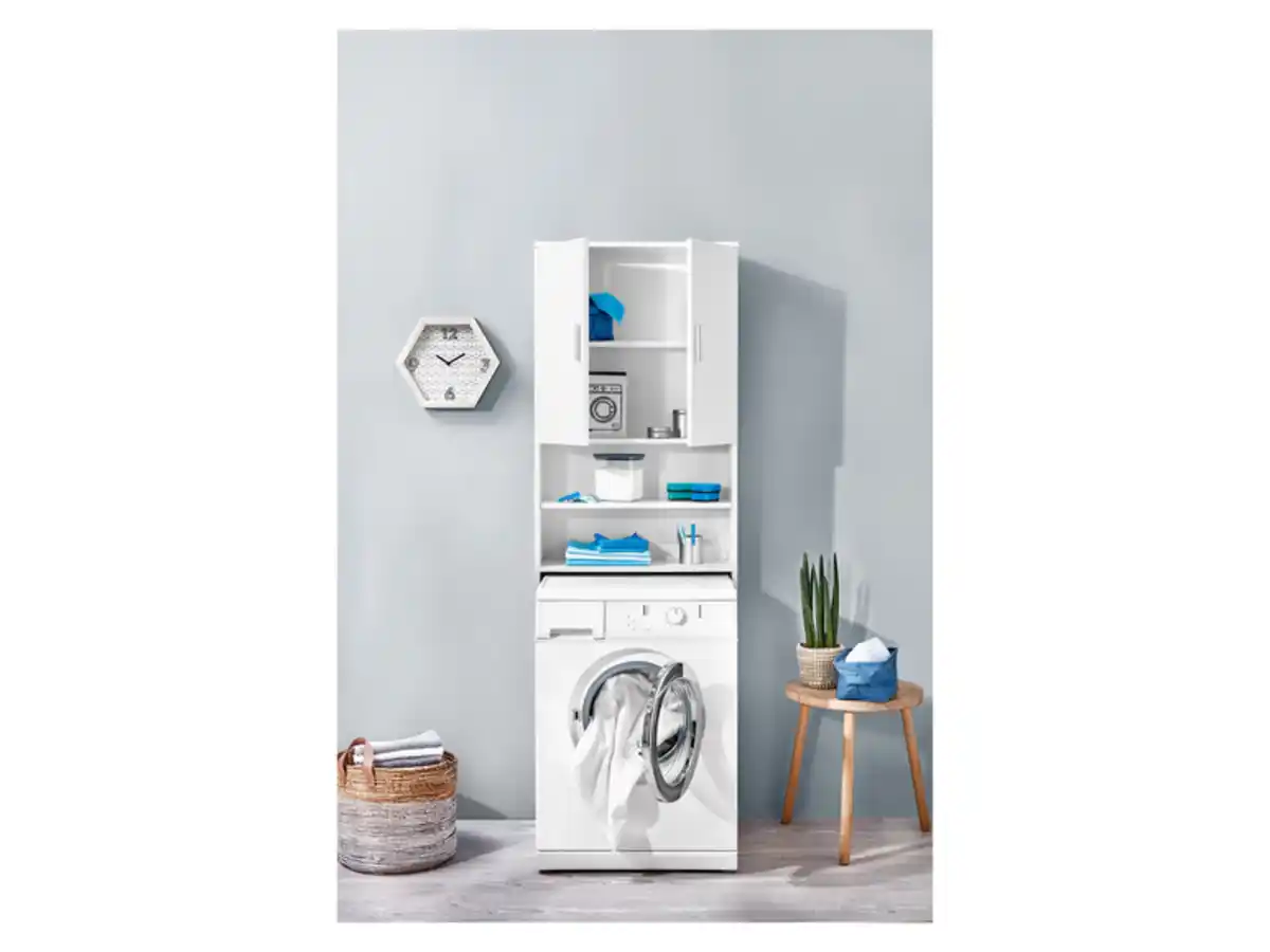Bild 2 von LIVARNO home Waschmaschinen-Überbauschrank »Liverpool«, 2 Einlegeböden