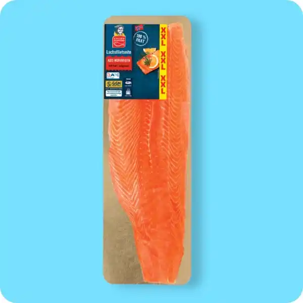 Bild 1 von GOLDEN SEAFOOD Lachsfiletseite, Mit Haut