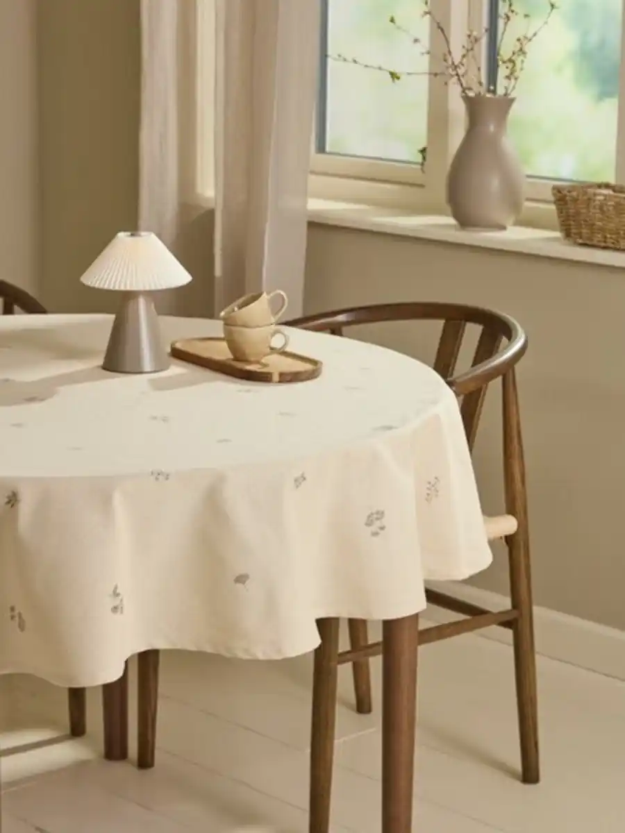 Bild 1 von Tischdecke ENGFIOL Ø160 Beige/Grau