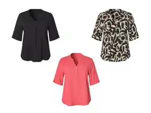 esmara® Damen Bluse, kurzarm