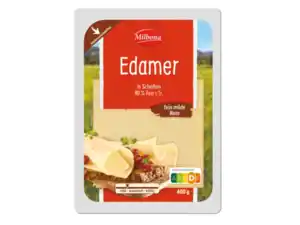Milbona Edamer Scheiben,  400 g