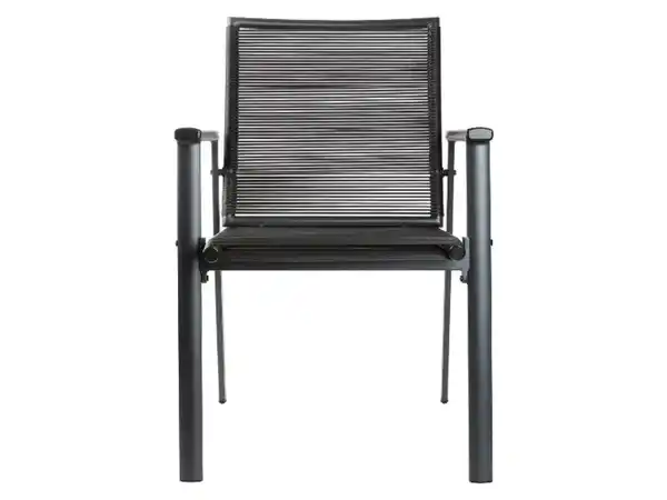 Bild 3 von LIVARNO home Alu-Gartenstuhl »Miami«, im Rope-Design, anthrazit