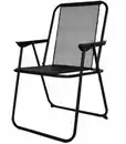 Bild 1 von Tim Garden Camping Klappstuhl 52x55x75cm schwarz