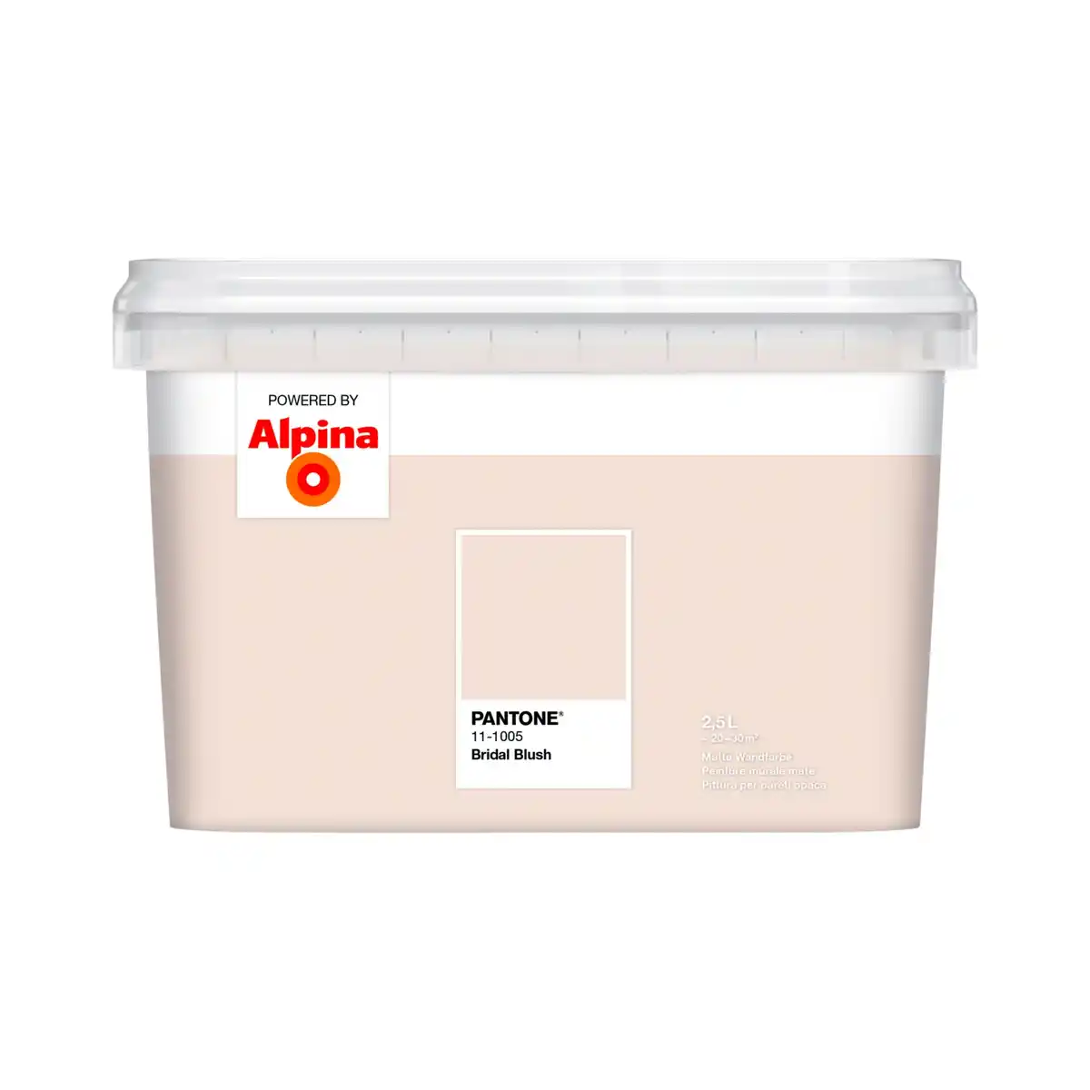 Bild 1 von ALPINA Wandfarbe »PANTONE«, Bridal Blush, matt, 2,5 l
