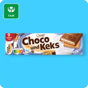 CHOCEUR Choco und Keks, Verschiedene Sorten