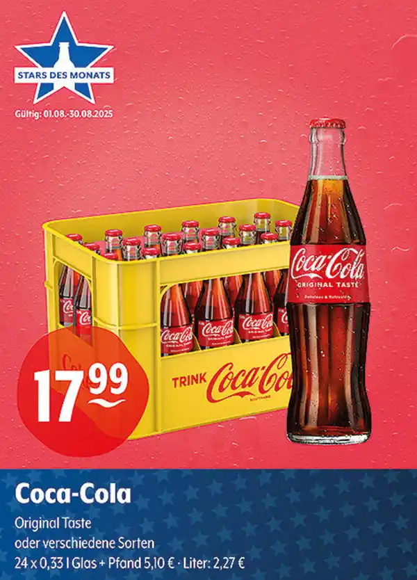 Bild 1 von Coca-Cola Original Taste oder verschiedene Sorten