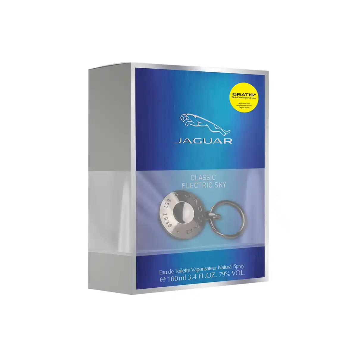 Bild 1 von Jaguar Classic Electric Sky, EdT 100 ml + Schlüsselanhänger