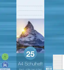 Venceremos A4 Schulheft, Lin. 25 RC, 16 Blatt