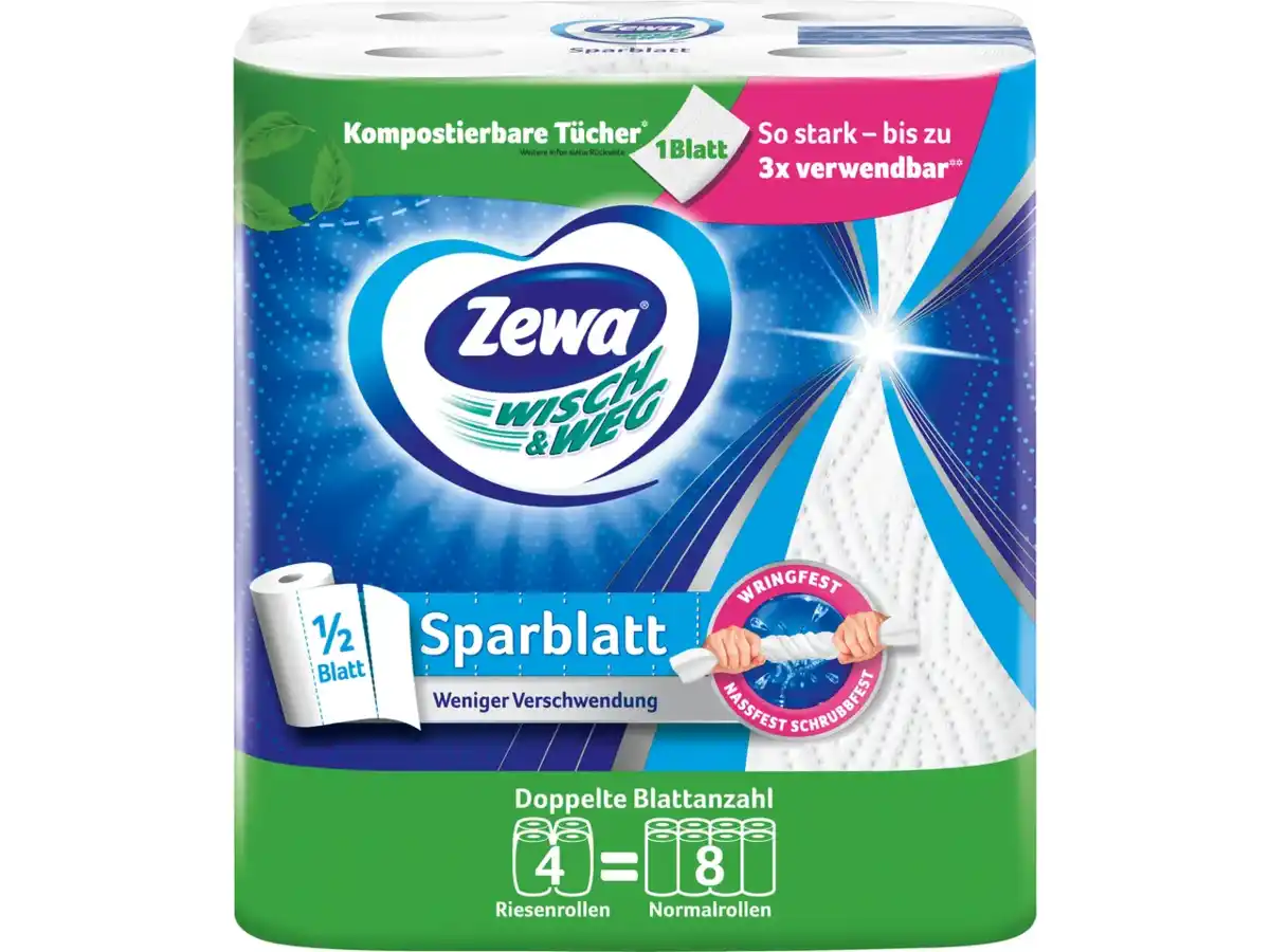 Bild 1 von Zewa Küchenrolle Wisch & Weg