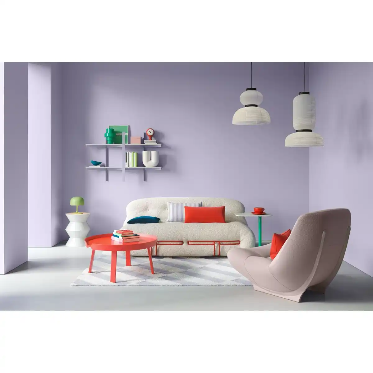 Bild 2 von ALPINA Wandfarbe »PANTONE«, Lavender Blue, matt, 2,5 l