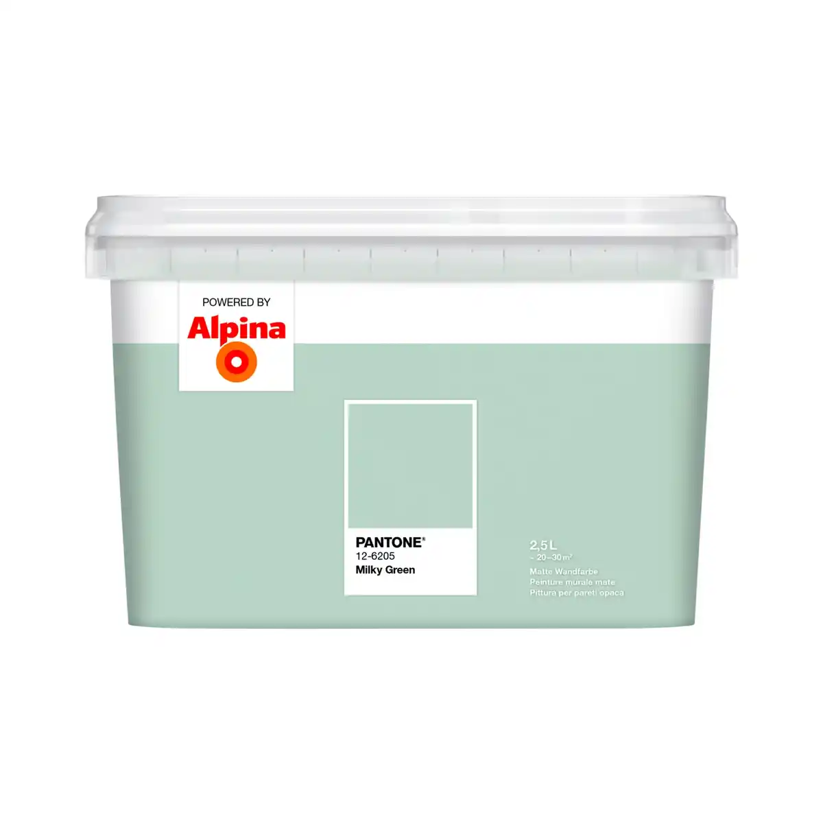 Bild 1 von ALPINA Wandfarbe »PANTONE«, Milky Green, matt, 2,5 l
