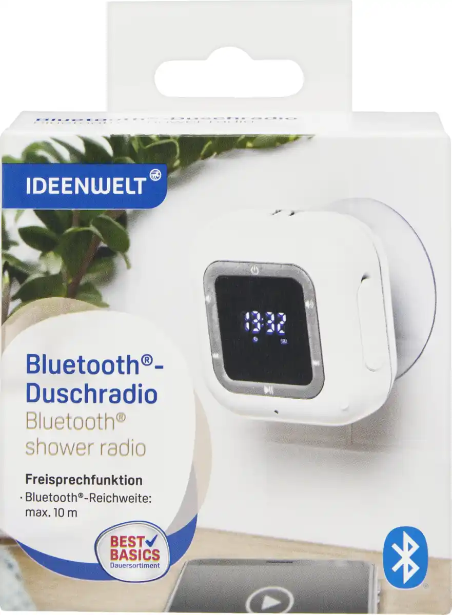 Bild 1 von IDEENWELT Best Basics Bluetooth-Duschradio