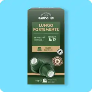 BARISSIMO Kaffeekapseln, Lungo Fortemente