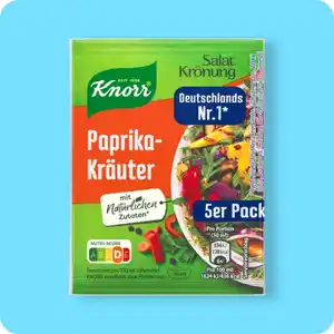 KNORR®  Salatkrönung, Paprika-Kräuter oder Dill-Kräuter