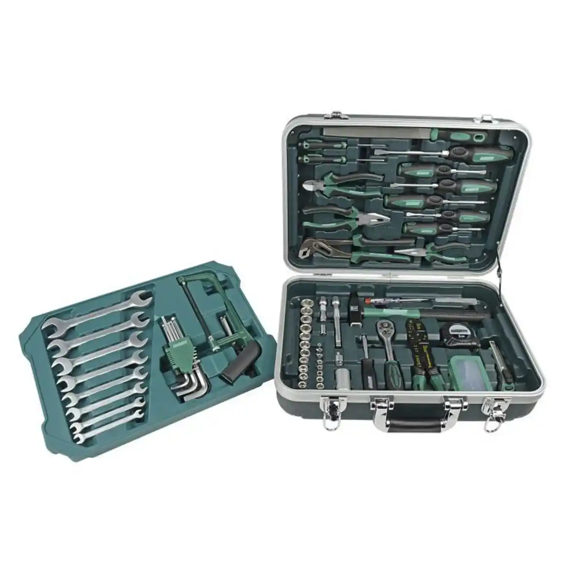 Bild 1 von BRÜDER MANNESMANN Werkzeugsatz, grün, Stahl