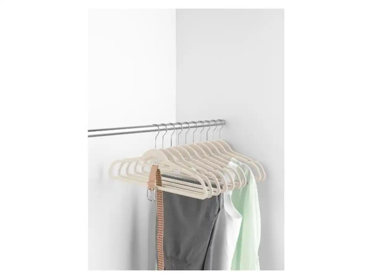 Bild 2 von LIVARNO home Hosenbügel / Kleiderbügel, textilschonend