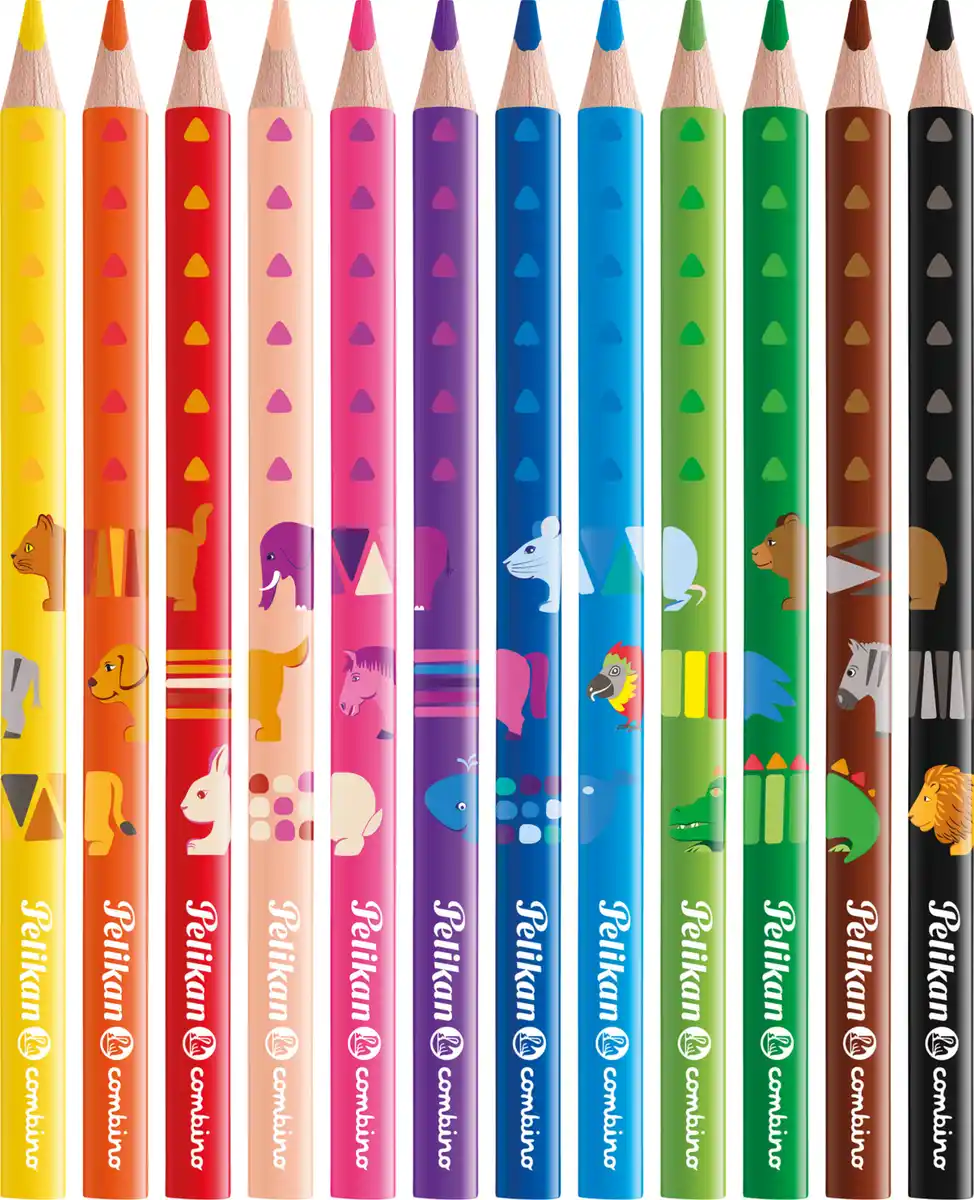 Bild 2 von Pelikan Buntstifte Combino dreieckig, dick