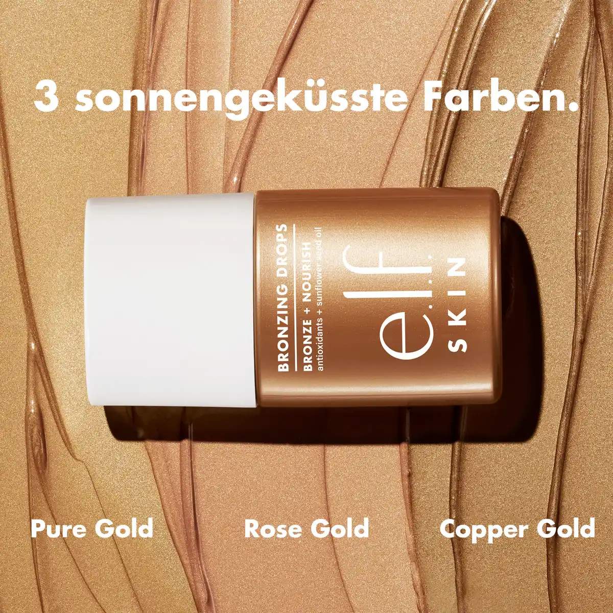 Bild 3 von e.l.f. Cosmetics Bronzing Drops Pure Gold, 30 ml