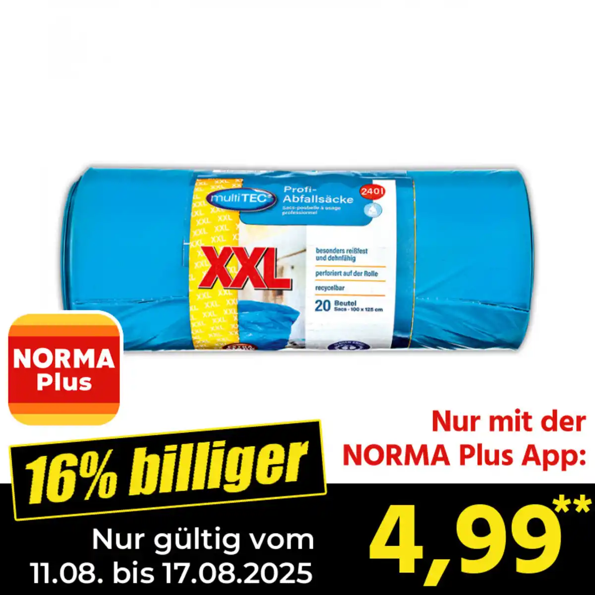 Bild 1 von Multitec Profi-Abfallsäcke XXL