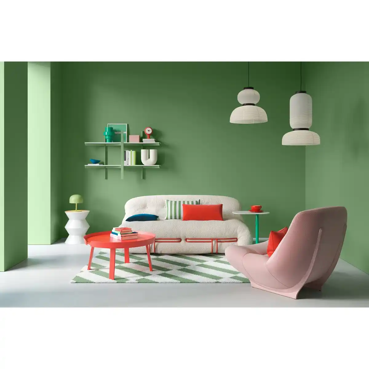 Bild 2 von ALPINA Wandfarbe »PANTONE«, Green Eyes, matt, 2,5 l