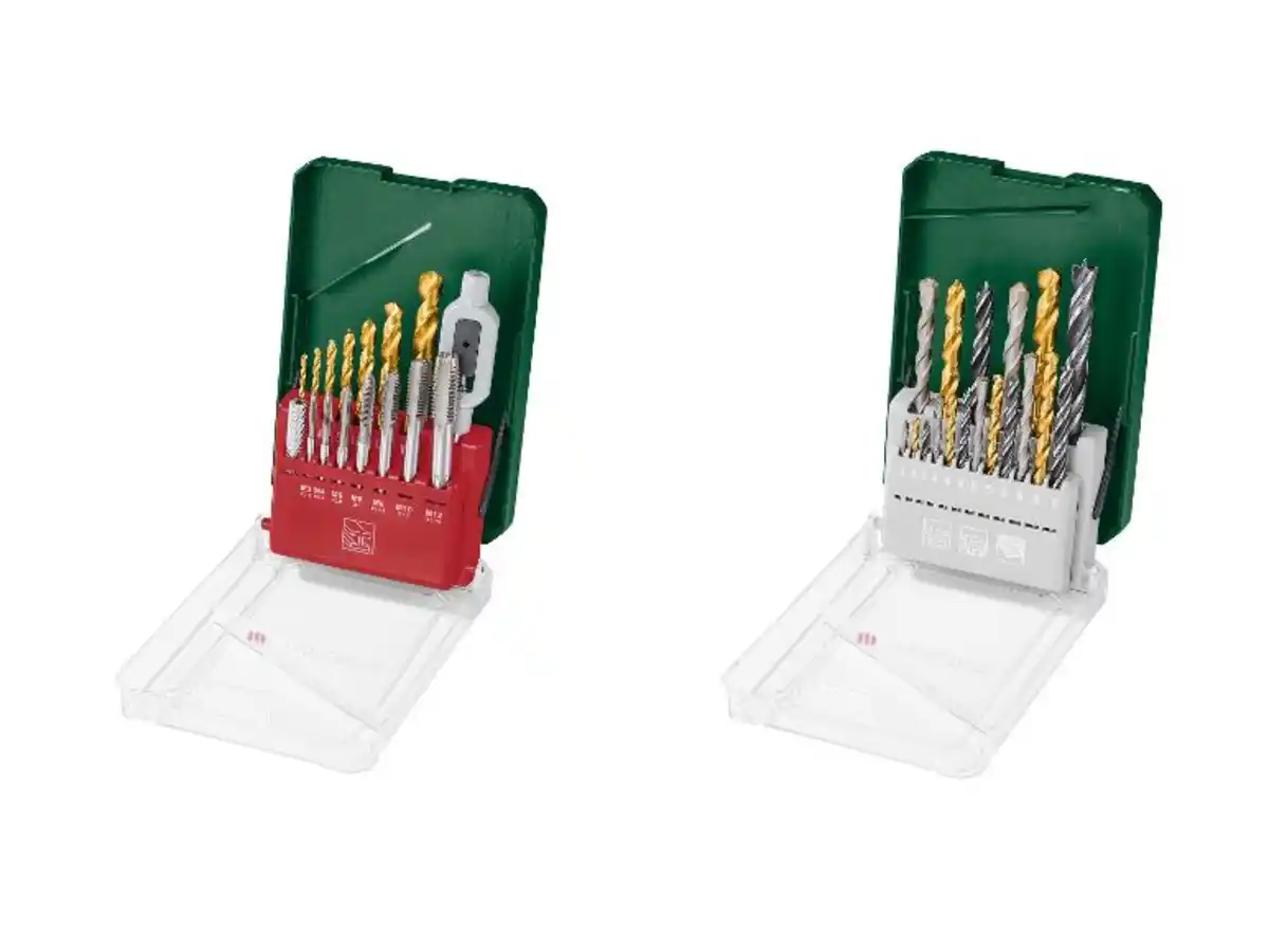 Bild 1 von PARKSIDE® Bohrer- und Gewindebohrer-Set / Bohrer-Set