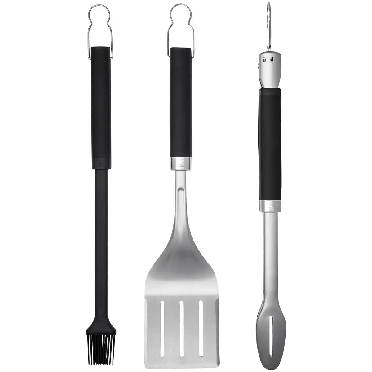 Bild 1 von WEBER Grillbesteck-Set »Precision«, edelstahlfarben/schwarz, für Grillen