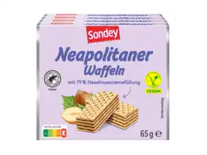Sondey Neapolitaner Waffeln Haselnuss