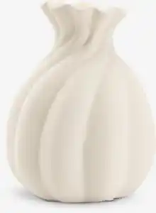 Vase GUNNI Ø14xH18cm weiß
