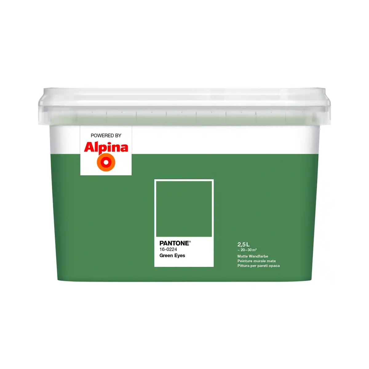 Bild 1 von ALPINA Wandfarbe »PANTONE«, Green Eyes, matt, 2,5 l