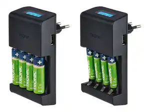 TRONIC® Akku-Ladegerät mit LC-Display