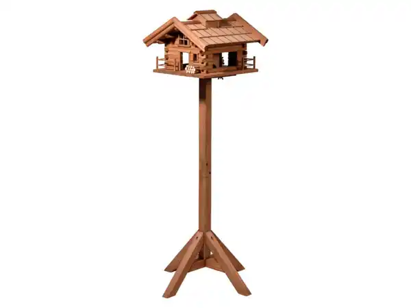 Bild 1 von dobar Vogelfutterhaus »Tirol«, inkl. Standfuß, H 117 cm, aus Holz