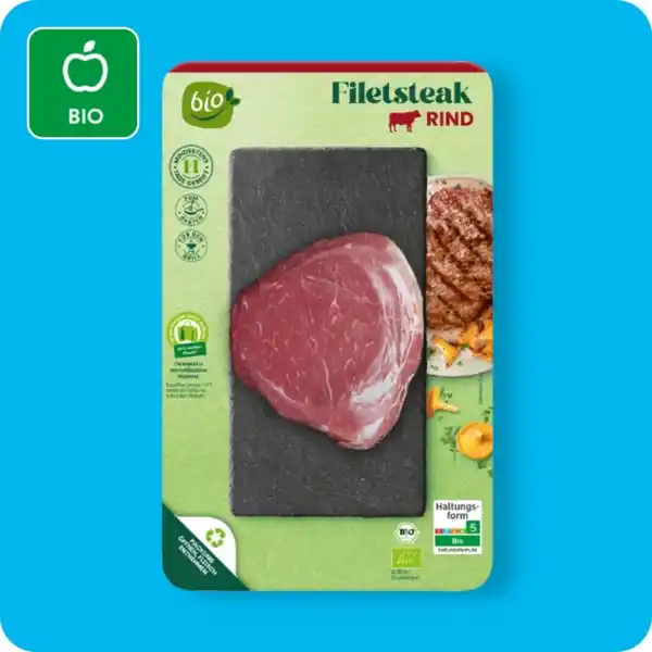 Bild 1 von BIO Bio-Filetsteak, Vom Rind