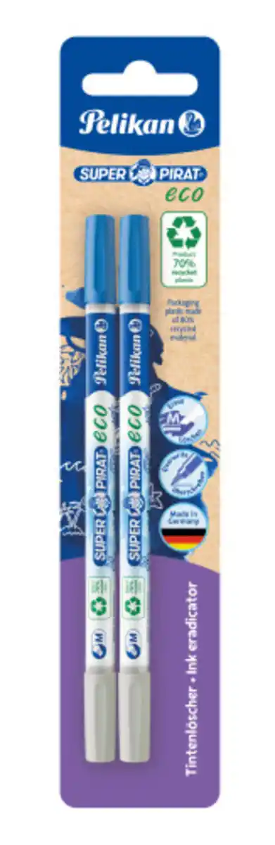 Bild 1 von Pelikan 2er Set Tintenlöscher SuperPirat eco Strichstärke M