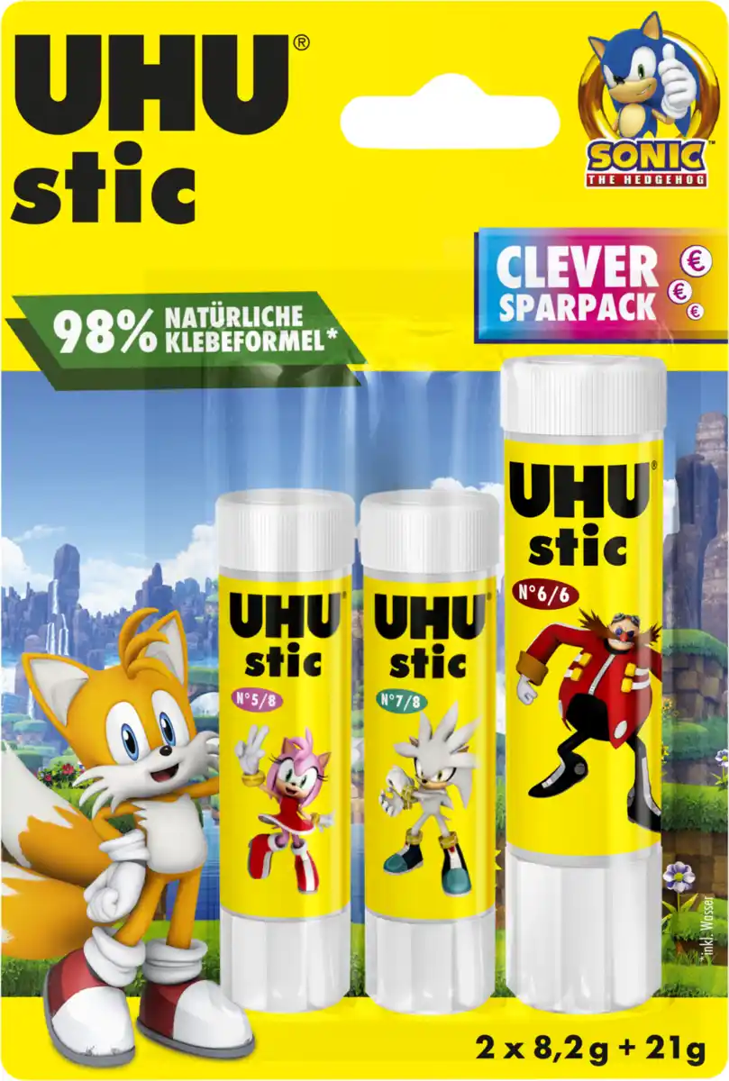 Bild 1 von UHU stic Sonic 2 x 8,2 g + 21 g, 37,4 g
