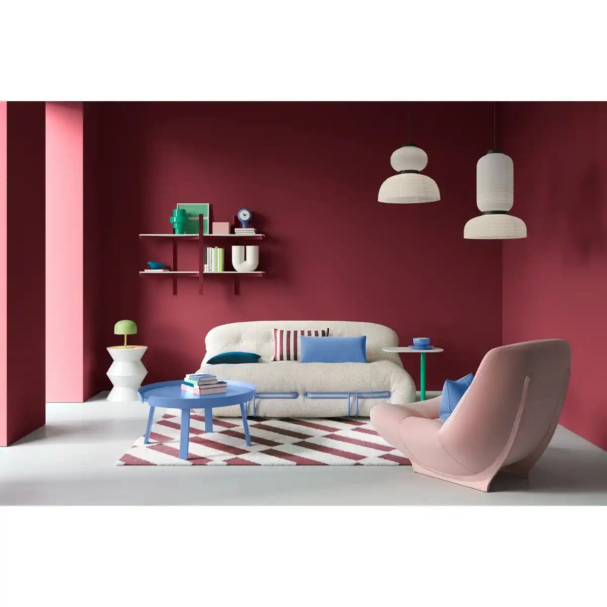 Bild 2 von ALPINA Wandfarbe »PANTONE«, Merlot, matt, 2,5 l