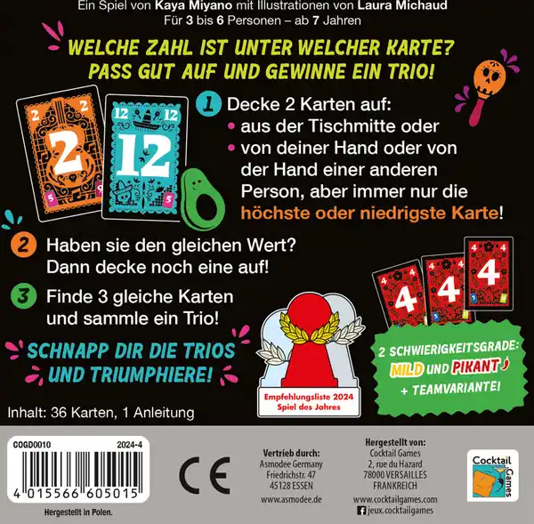 Bild 3 von Asmodee Trio Gesellschaftsspiel