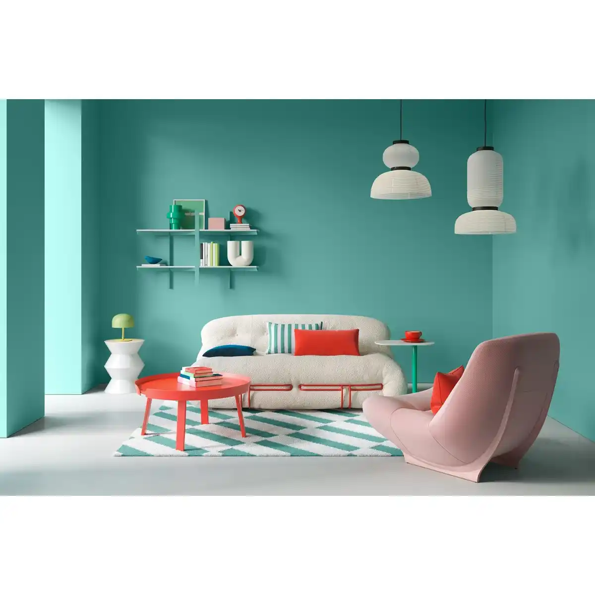 Bild 2 von ALPINA Wandfarbe »PANTONE«, Agate Green, matt, 2,5 l