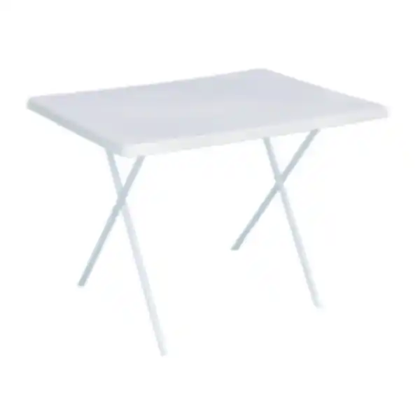 Bild 1 von Tim Garden Campingtisch L80xB60xH51-62cm Farbe: Weiß