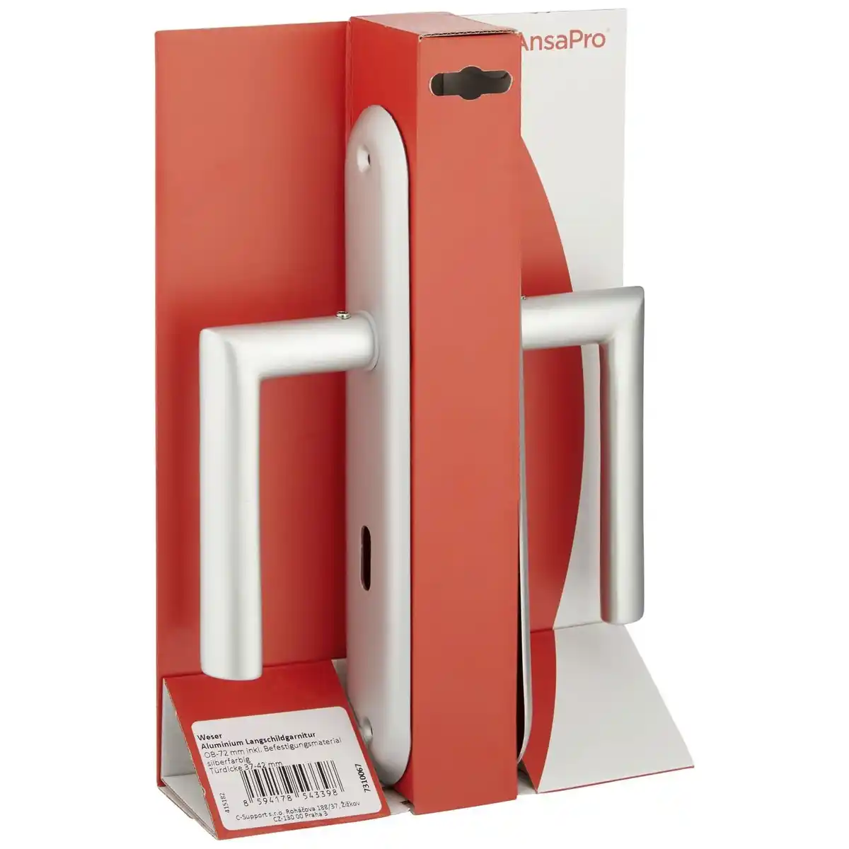 Bild 2 von Drückergarnitur »Weser«, Aluminium