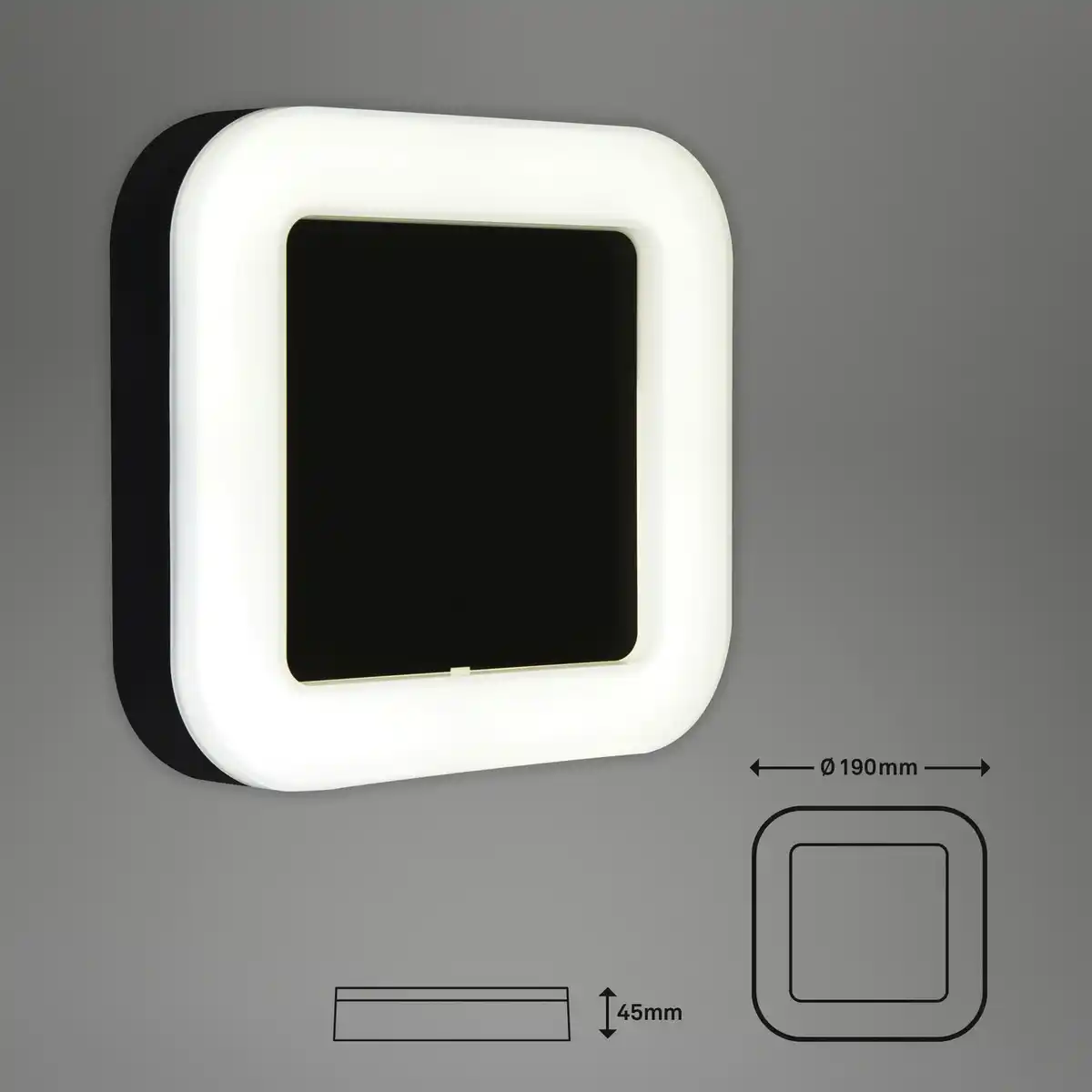 Bild 4 von BRILONER LED-Außenwandleuchte, BxH: 19 x 4,5 cm, 15 W