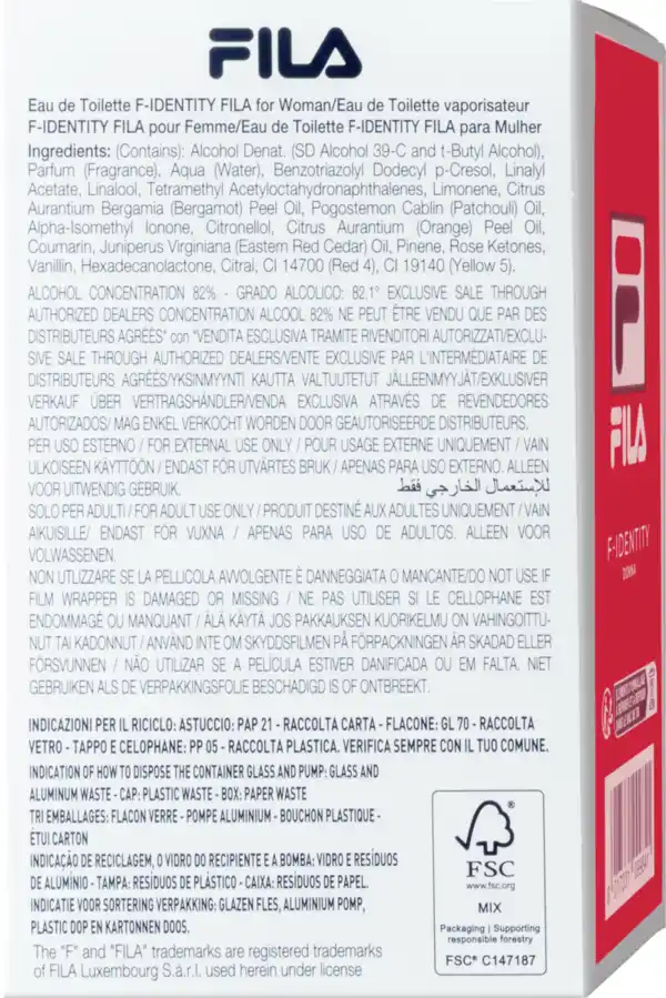Bild 3 von FILA Identity Woman, EdT 90 ml