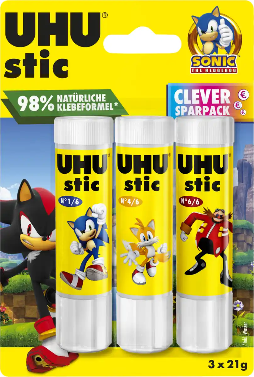 Bild 1 von UHU stic Sonic 3x21g, 63 g