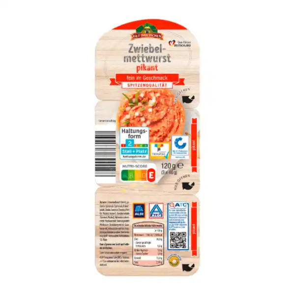 Bild 4 von GUT DREI EICHEN Zwiebelmettwurst 120g