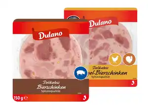 Dulano Delikatess Bierschinken,  150 g